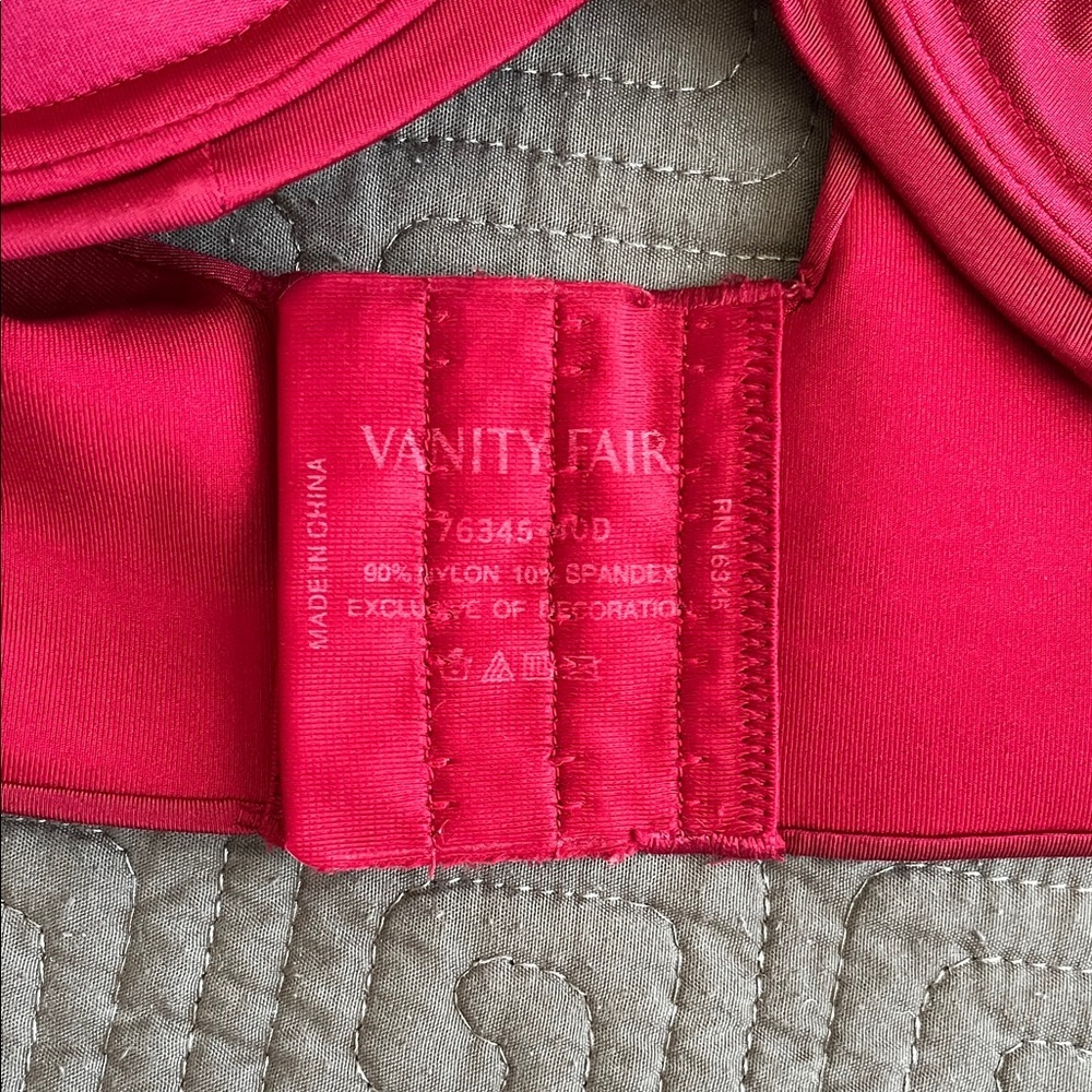 Vanity Fair Deep Pink Women's Bra - Picture 3 of 3